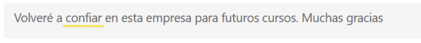 Reseña de alumno