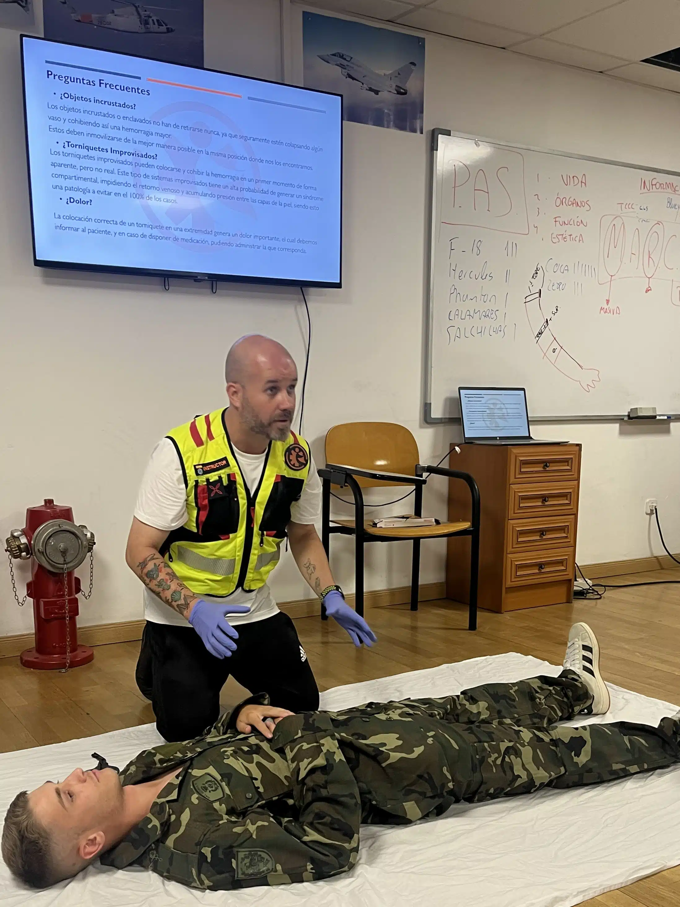 Juan Carlos, instructor de Salvar Vidas
