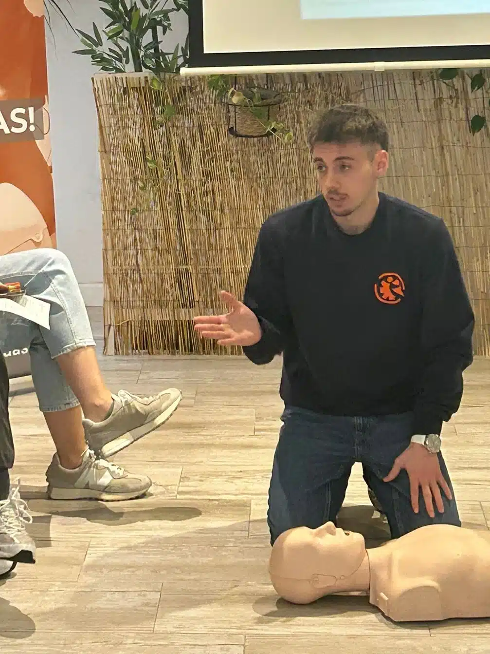 Lucas, instructor de Salvar Vidas