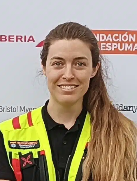 Raquel Oliveros, instructor de Salvar Vidas