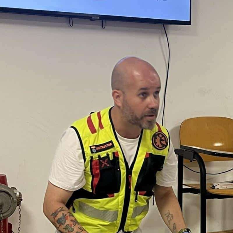 Juan Carlos, instructor de Salvar Vidas