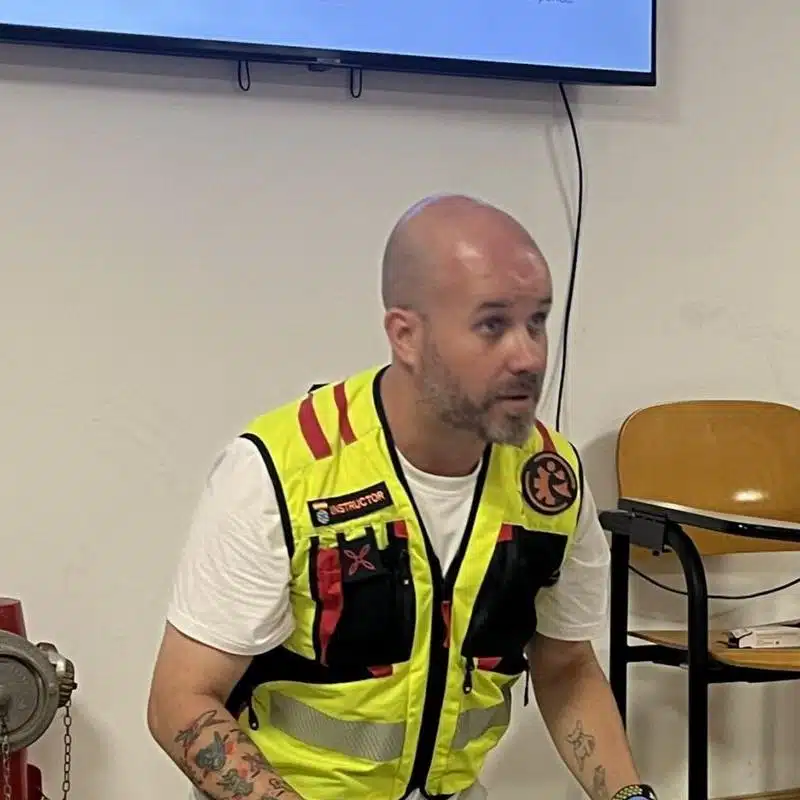 Juan Carlos, instructor de Salvar Vidas