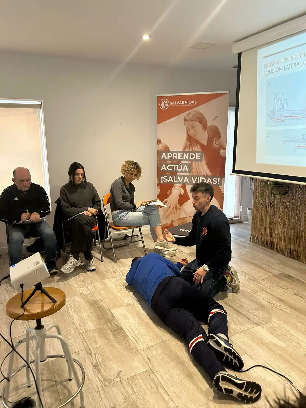 Clase práctica de soporte vital básico