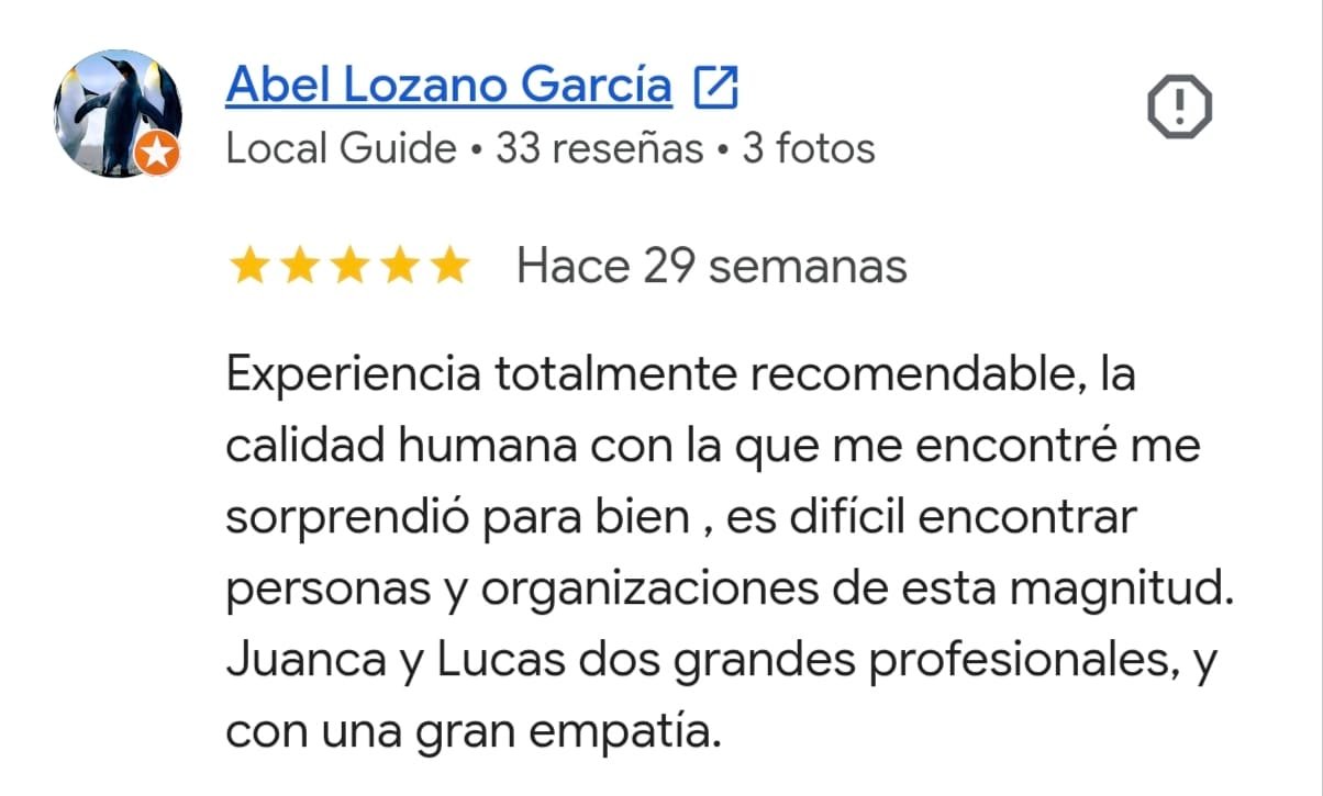 Reseña de Google verificada