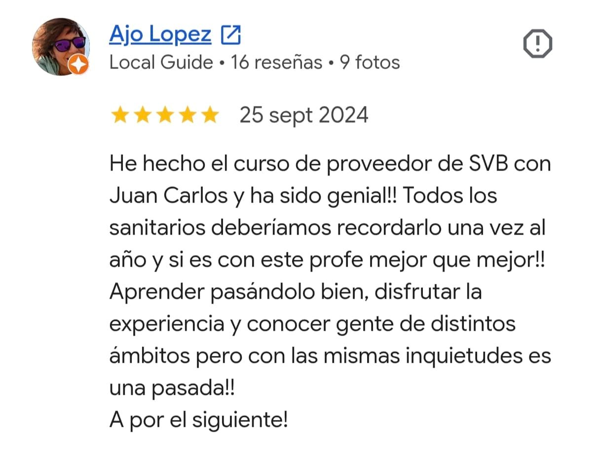 Reseña de Google verificada