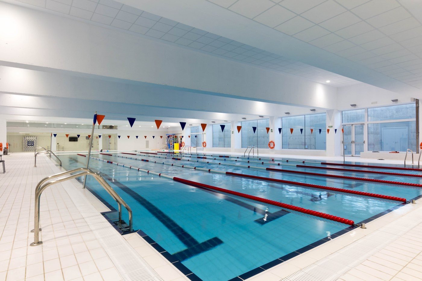 Vista de la piscina