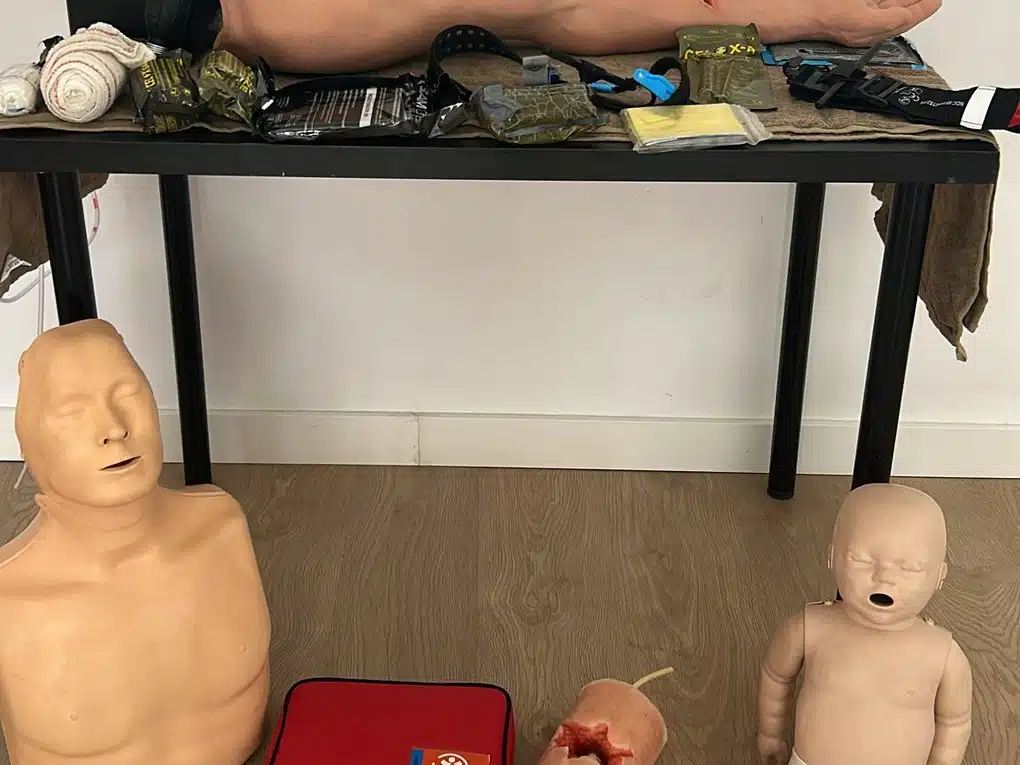 Simuladores de heridas para prácticas de Stop The Bleed