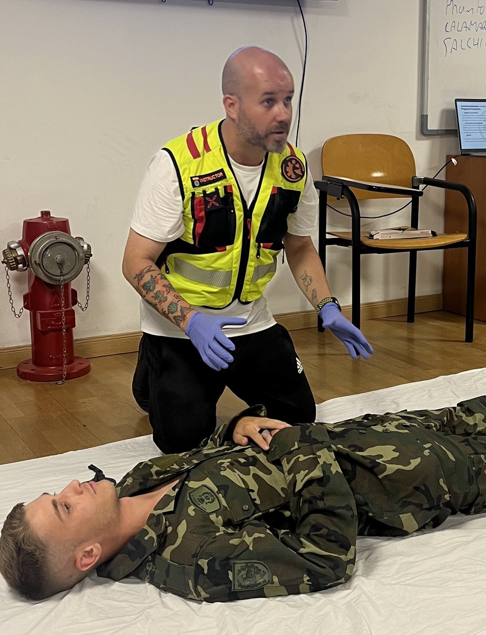 Juan Carlos Sánchez-Aranzueque, instructor de Stop the Bleed de Salvar Vidas