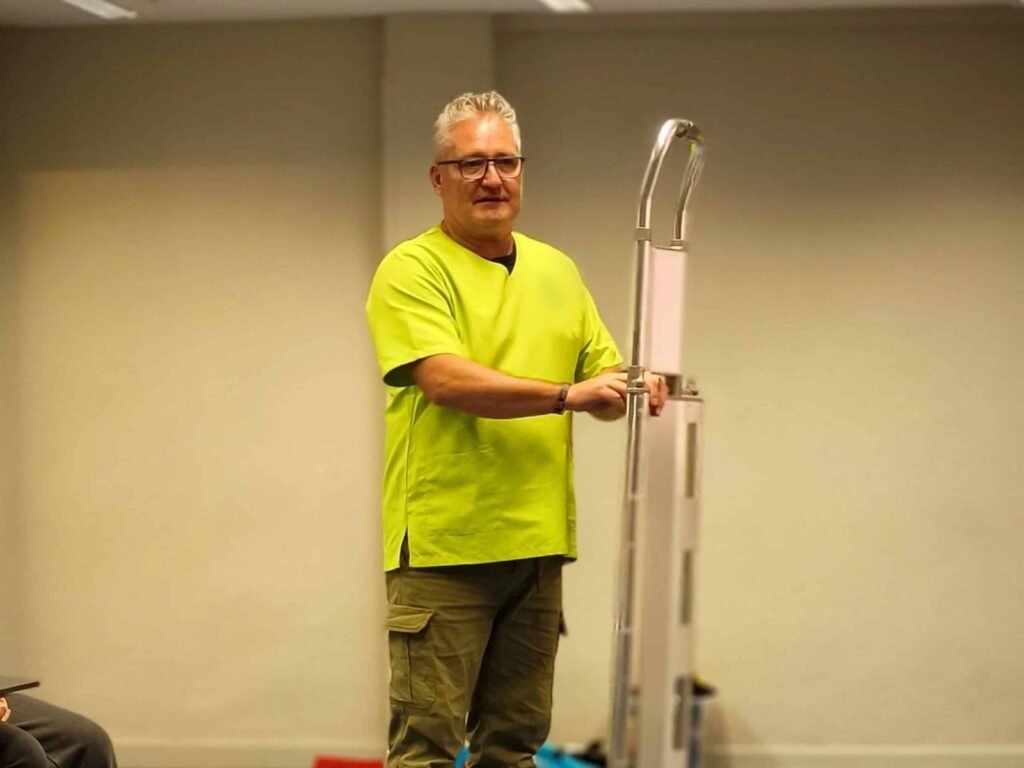 Gregorio «Goyo» Fernández, instructor principal del curso de trauma